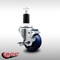 Service Caster 3'' SS Solid Poly Swivel 1-3/8'' Expanding Stem Caster with Brake SCC-SSEX20S314-SPUS-TLB-138 - alternate 4